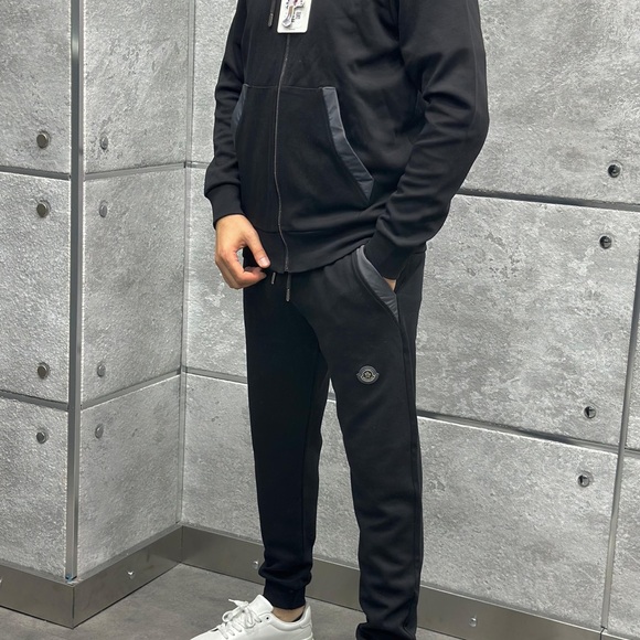 Moncler Other - Men's Black Logo-Embroidered Jogger Pants